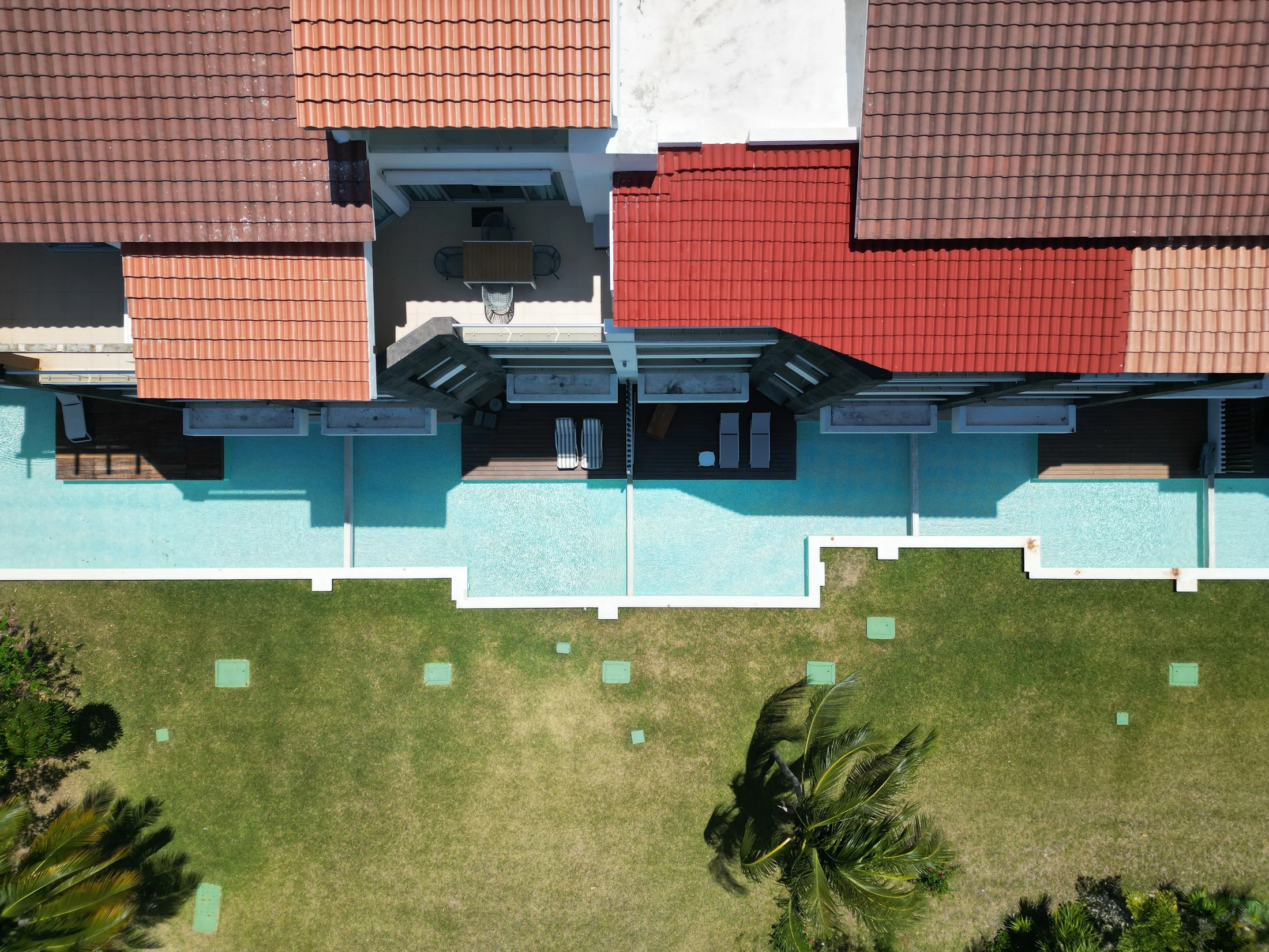 Aerial view of a residential property, licensed sample imagery